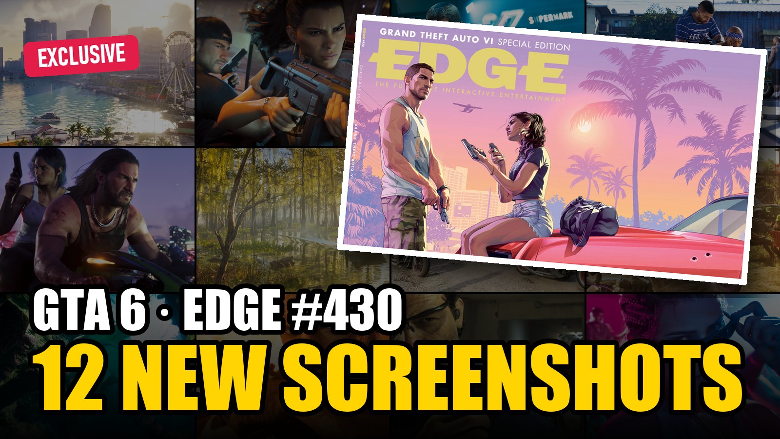 GTA 6 w magazynie EDGE nr 430: okładka z Jasonem i Lucią oraz 12 nowych screenów z gry