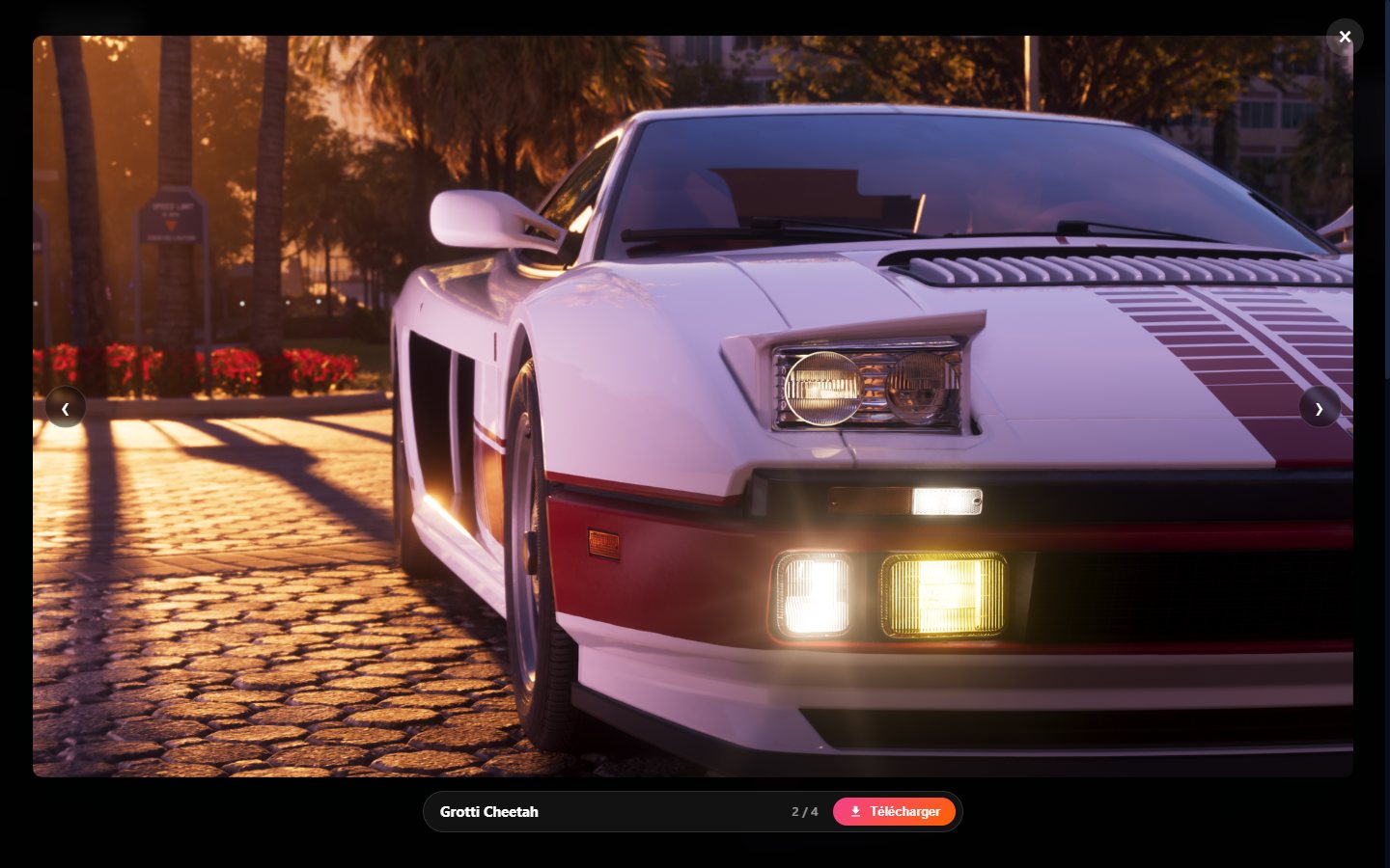 GTA6Codes.fr picture viewer with arrows and the Download button