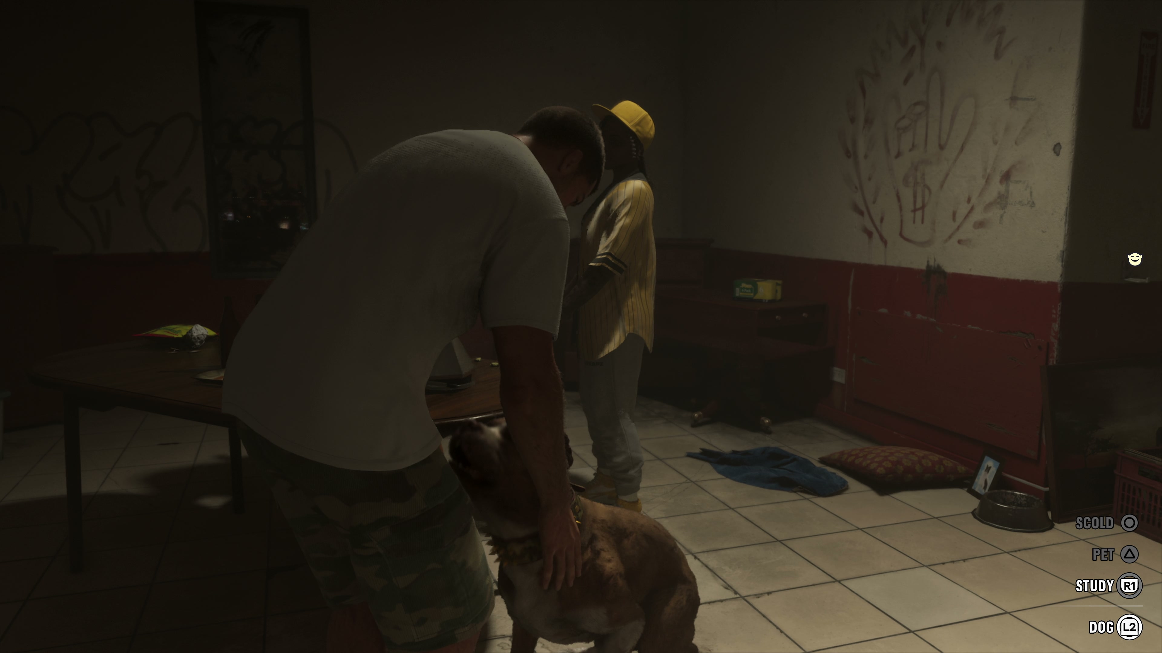 Interaction with a dog in GTA 6, tied to the morality system